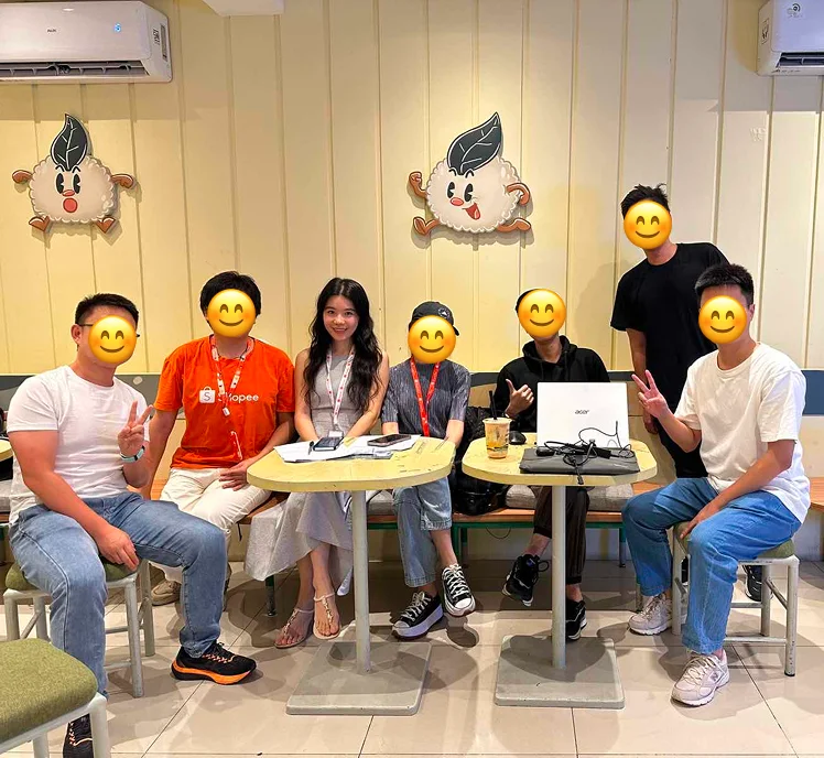 Field research — team at Jakarta store